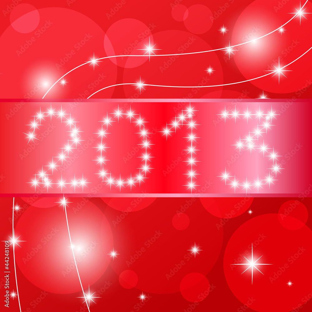 2013 Happy New Year card Vector illustration 2013 Happy New Year card Vector illustration