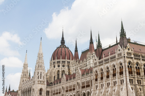 Budapest, the building of the Parliament (Hungary)