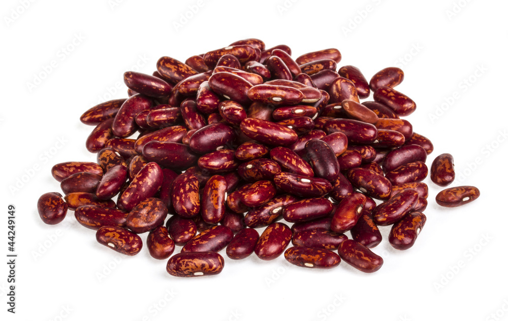 kidney beans on white background kidney beans on white background