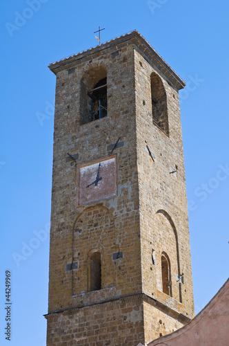 Church of St. Donato. Civita di Bagnoregio. Lazio. Italy.