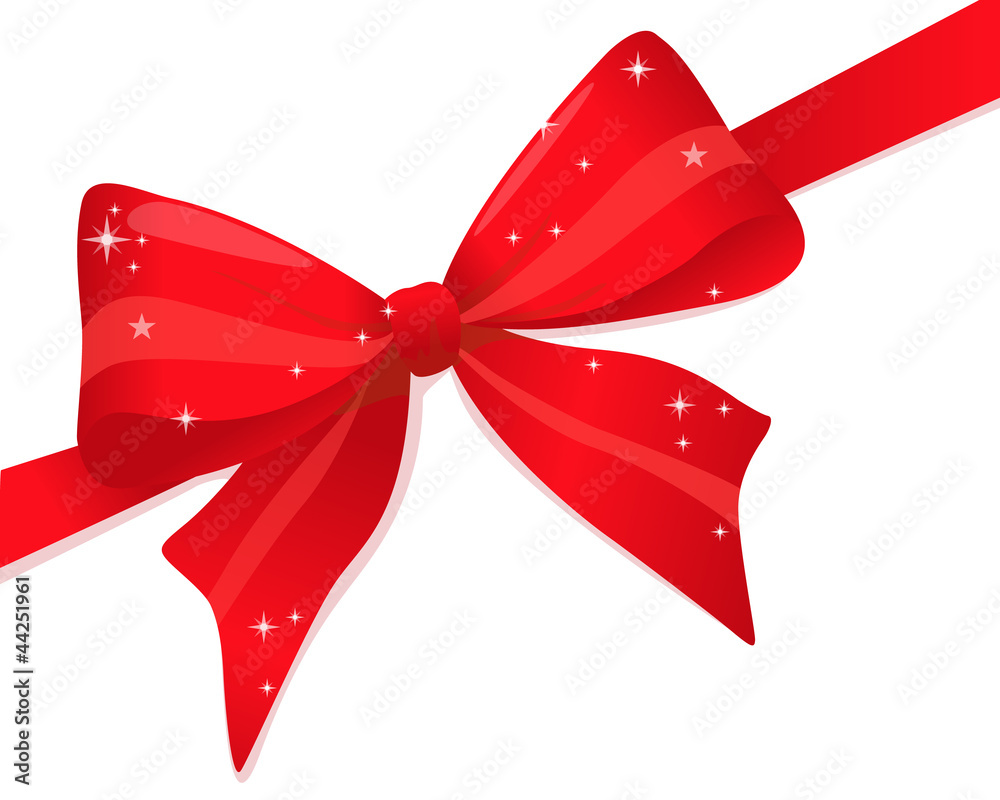 Noel noeud rouge
