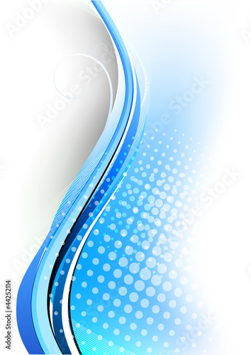 Abstract blue background