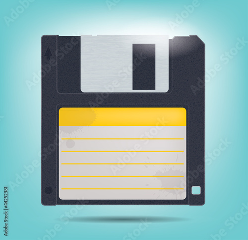 Vintage floppy disk