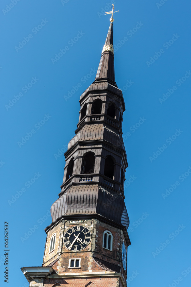 St. Katharinen Kirchturm in Hamburg