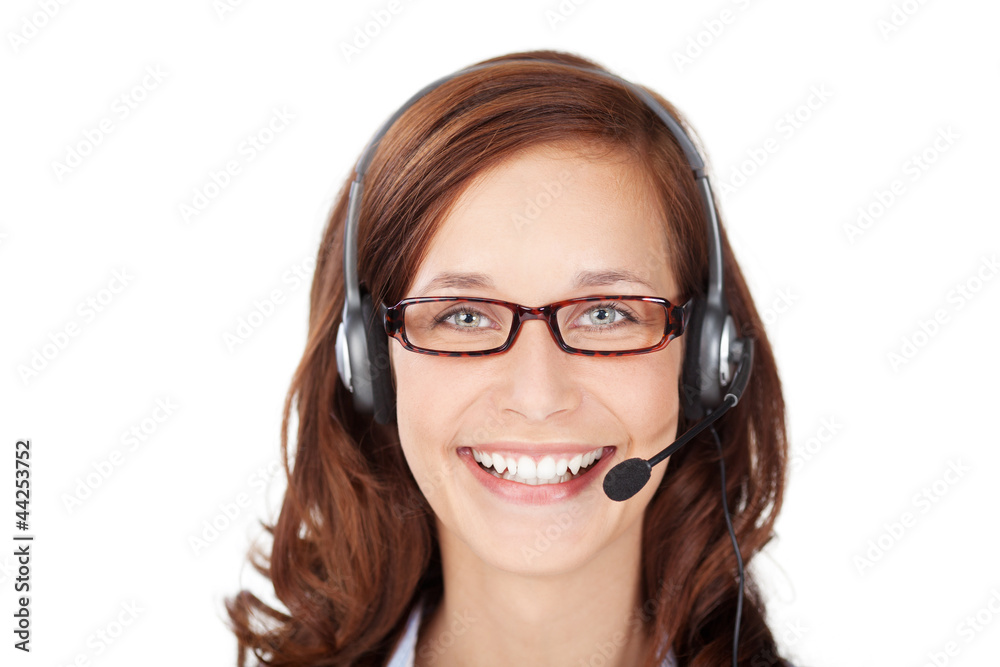 freundliche servicemitarbeiterin