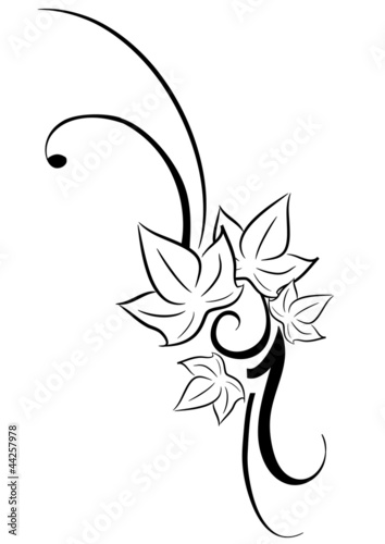 edera tatuaggio tribale