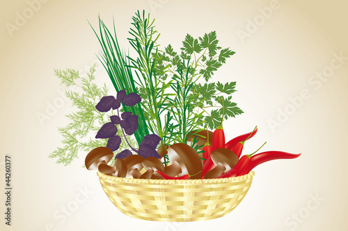 Fresh ingredients - healthy food