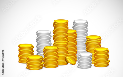 Gold and Silver Coin