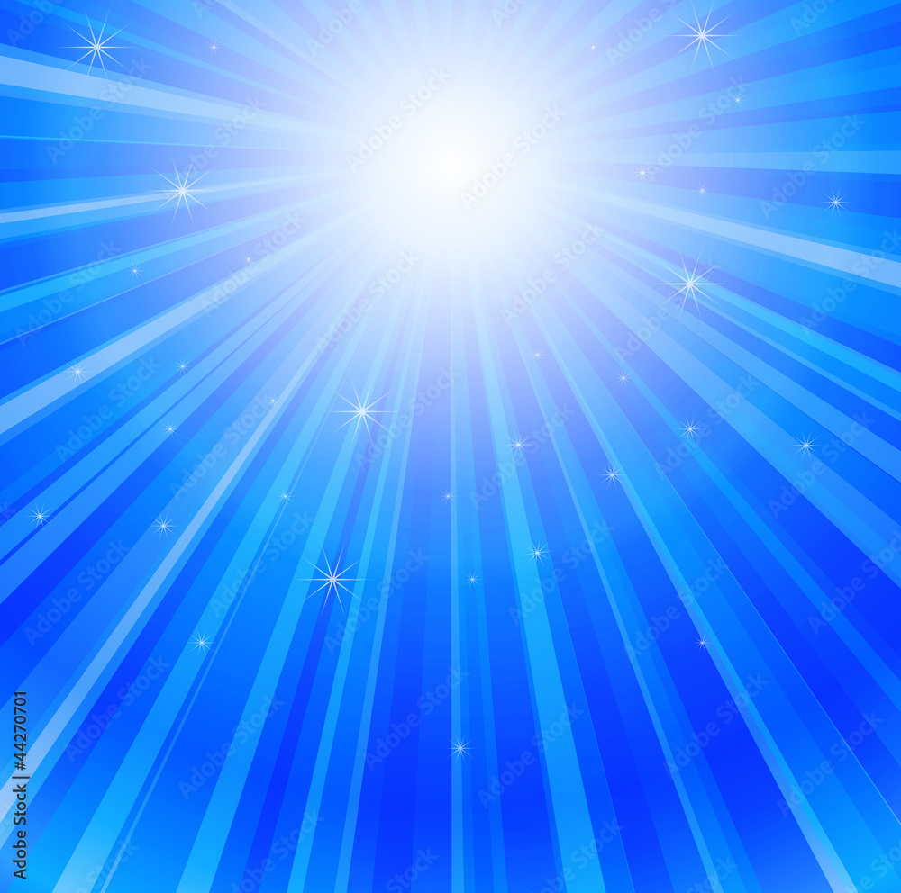 Ray of Lights in Ocean Ray of Lights in Ocean