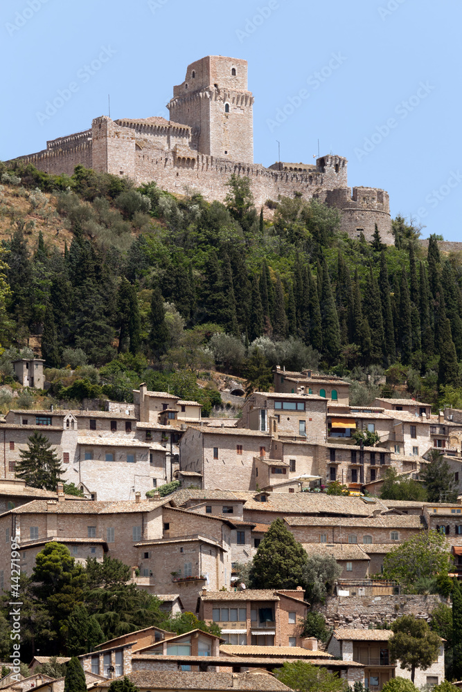 Fortress Rocca Maggiore, Assisi, Italy