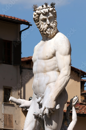 Statue of Neptune in the Fountain of Neptune