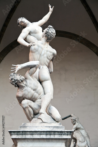 "The Rape of the Sabine Women" by Giambologna