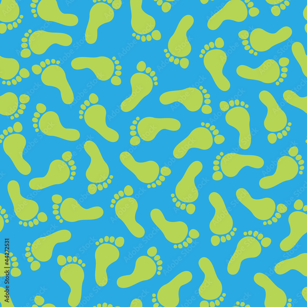 Seamless Footprint Pattern Seamless Footprint Pattern