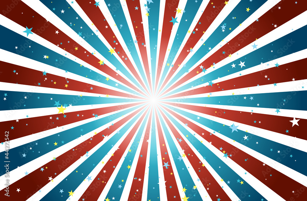 Fototapeta premium Stars and Stripes Background