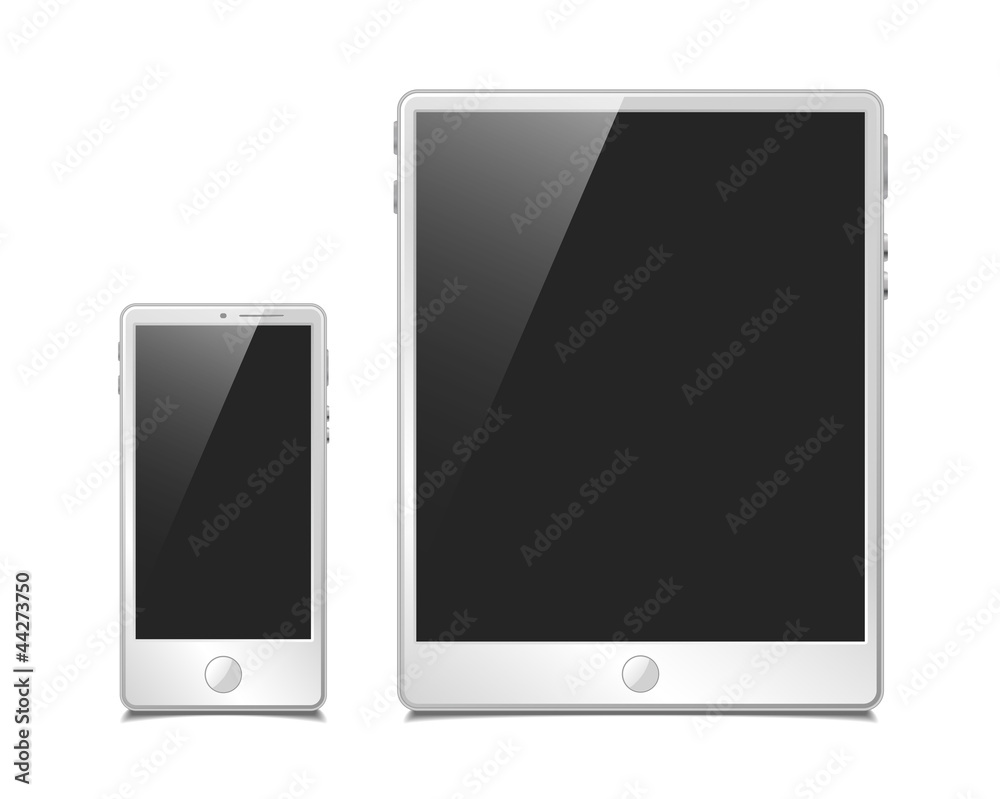 vector set, tablet and smartphone vector set, tablet and smartphone