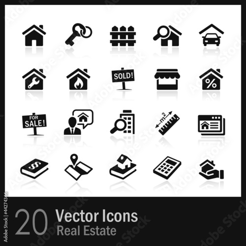 20 Real Estate Icons