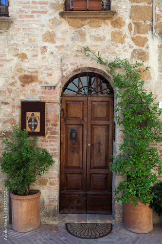 The town of Pienza is a small pearl in the Tuscan countryside
