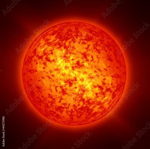 Sun in outer space