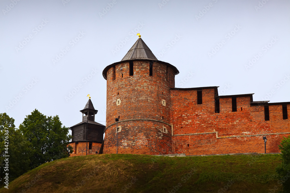 Obraz premium Kremlin wall at Nizhny Novgorod