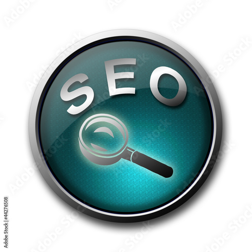 SEO icon isolated on white background