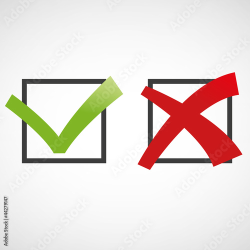 check box/ right wrong