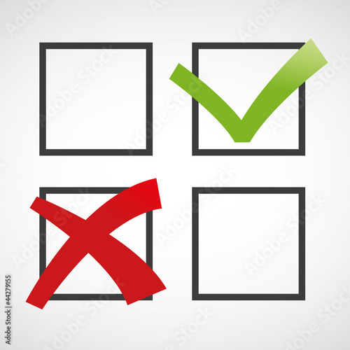 check box/ right wrong