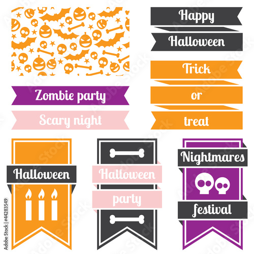 Halloween labels