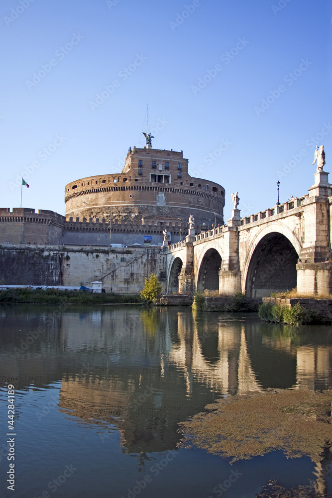 View of Castel Sant'Angelo in Rome