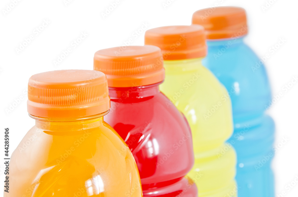 Bottles of juice Bottles of juice