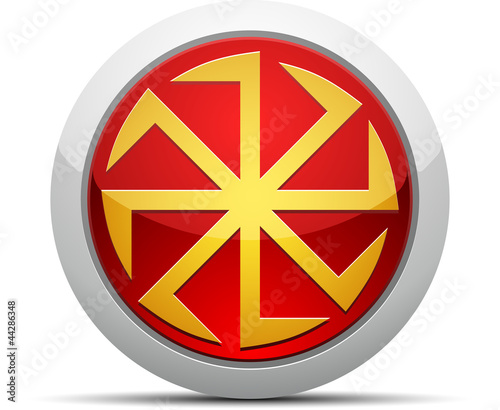 Gold Slavic Kolovrat
