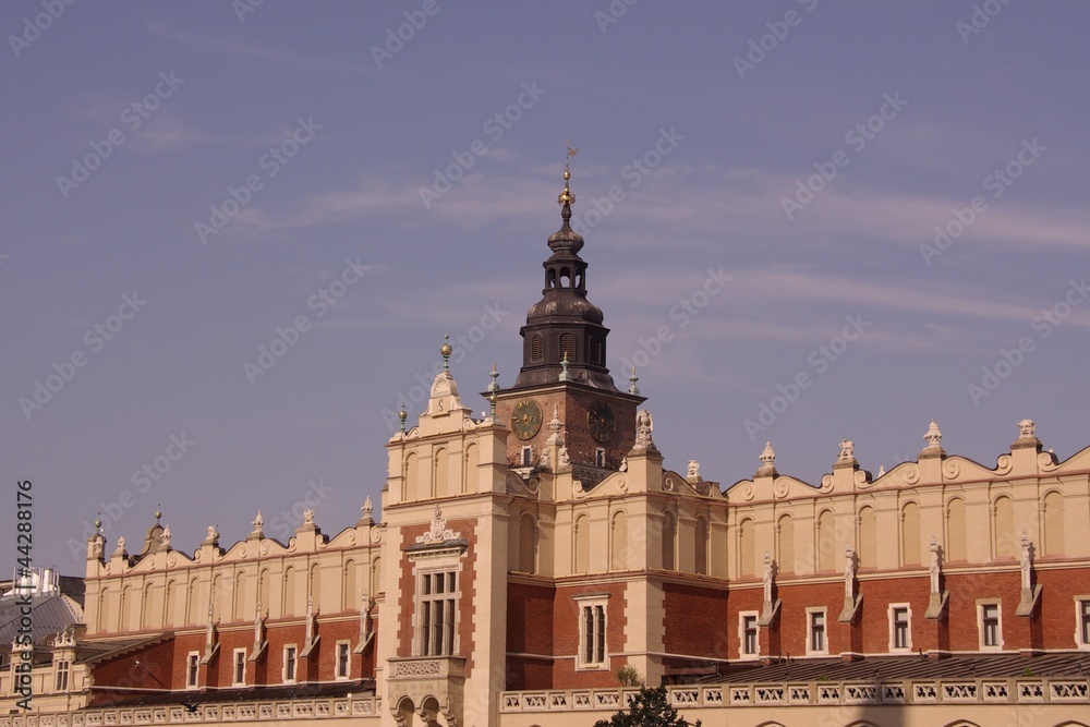Fototapeta premium The historic cloth hall on the market in Krakow in Poland