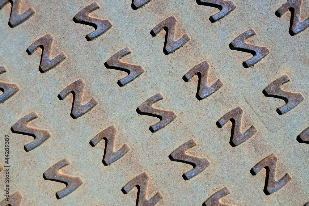 Iron pattern texture as background Iron pattern texture as background
