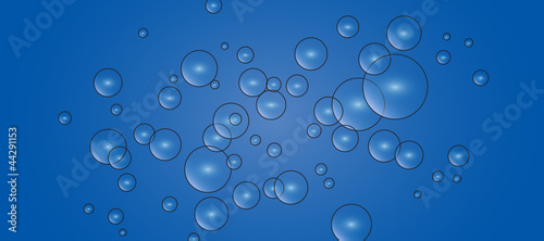 Underwater vector bubbles