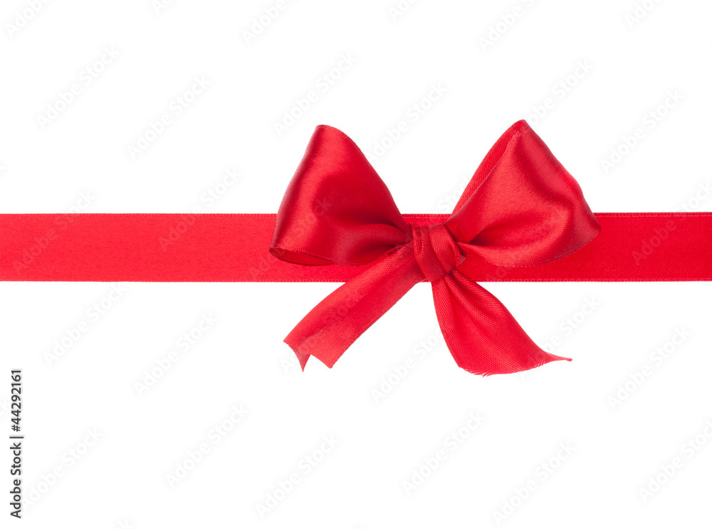 Festive gift ribbon and bow