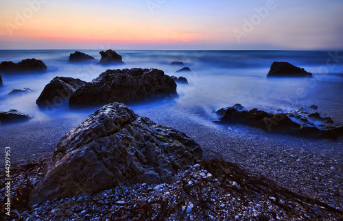 Sunset in Lefkada, Greece