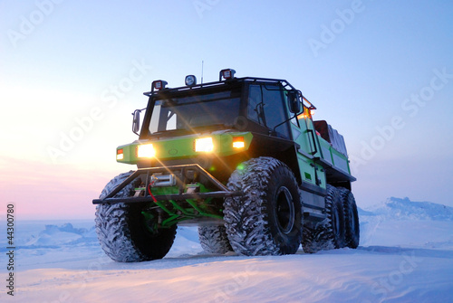 Arctic terrain vehicle photo