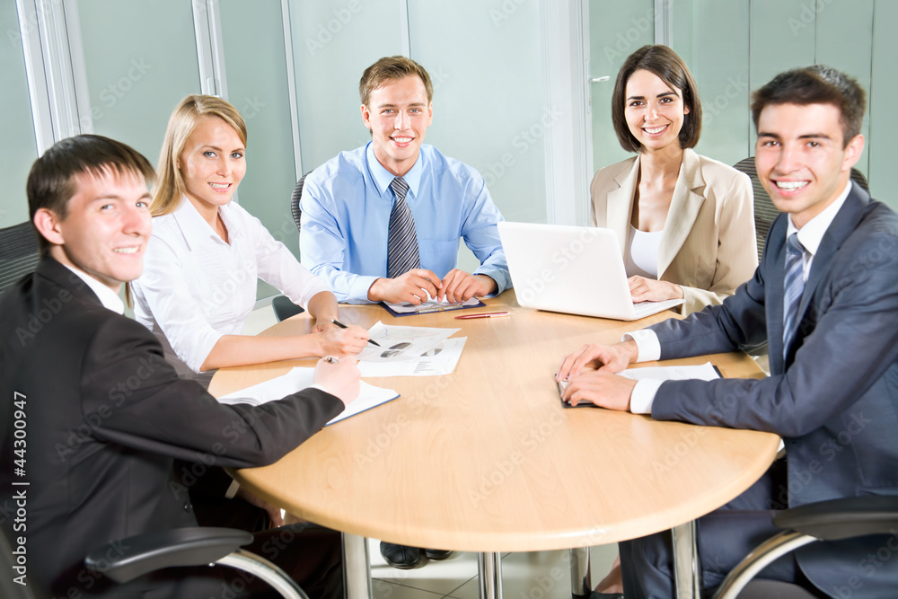 Business people with computer Business people with computer