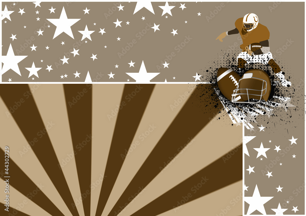 Obraz premium american football background