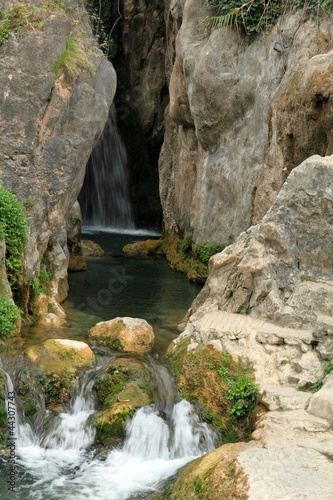 Algar fountains,Callosa de Ensarria,Alicante province,Spain photo