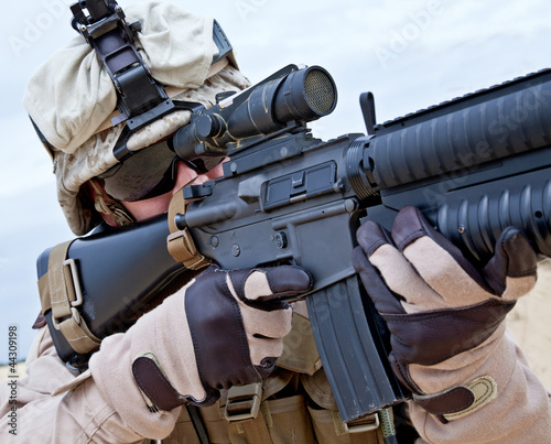 Canvas Print killing the enemy