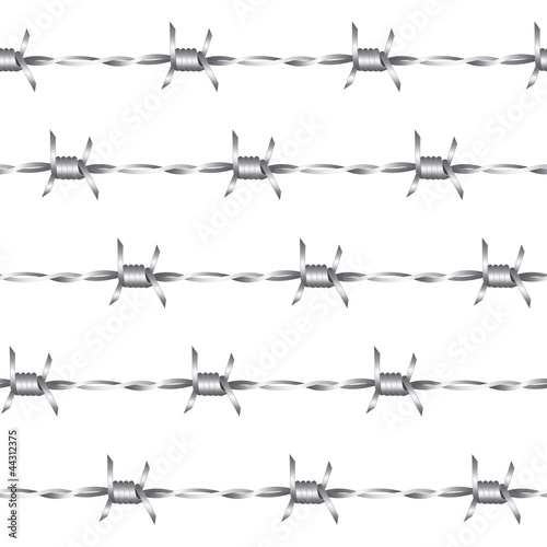vector barbed wire seamless background