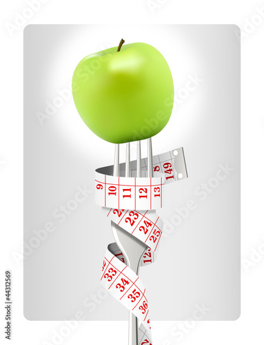 Alimentation minceur - pomme