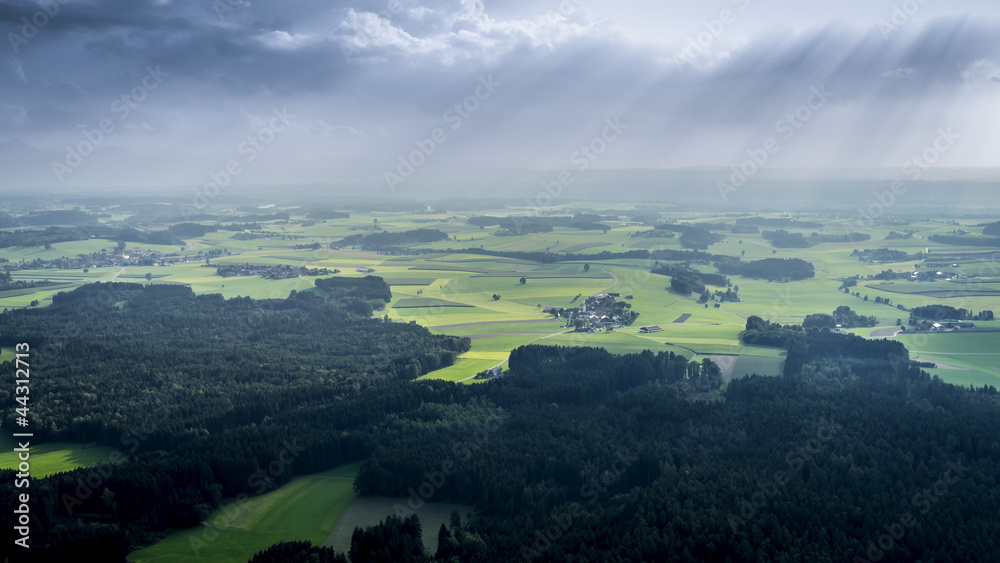 Fototapeta premium flight over Bavaria