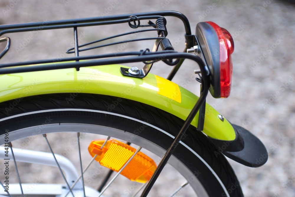 Naklejka premium Verkehrssicherheit eines Kinderfahrrads
