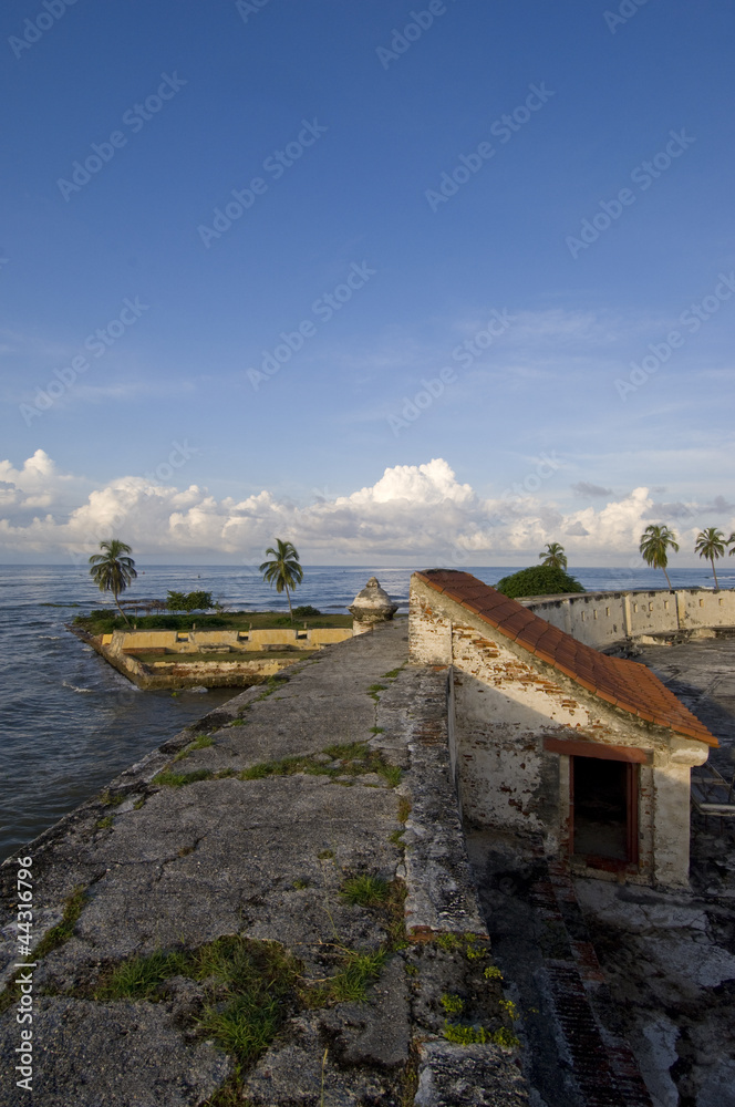San Fernando fort of Bocachica, Tierrabomba Island, Cartagena, Bolivar, Colombia