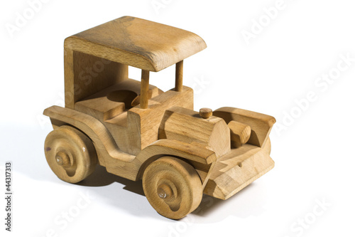 Wooden toy car
