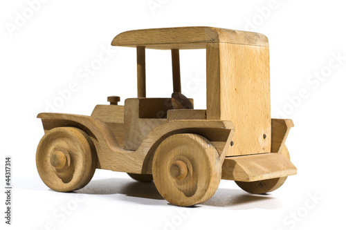 Wooden toy car