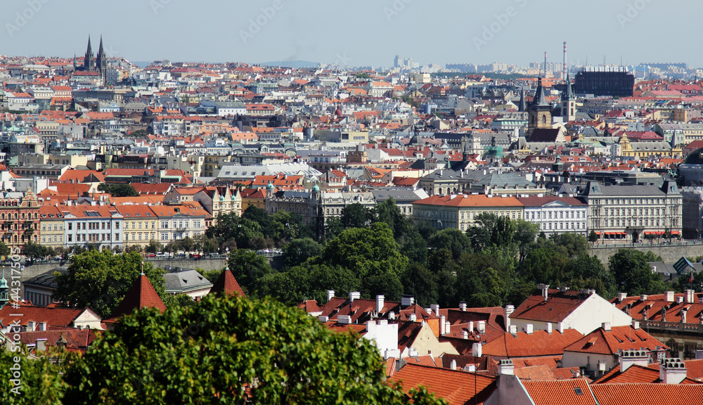 Obraz premium The skyline of Prague