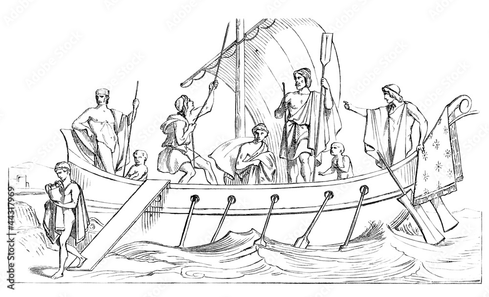 Obraz premium Antique Greece : Ship