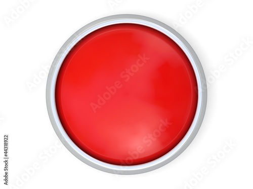 Free Download 3d red button isolated on white background - GFXLoad